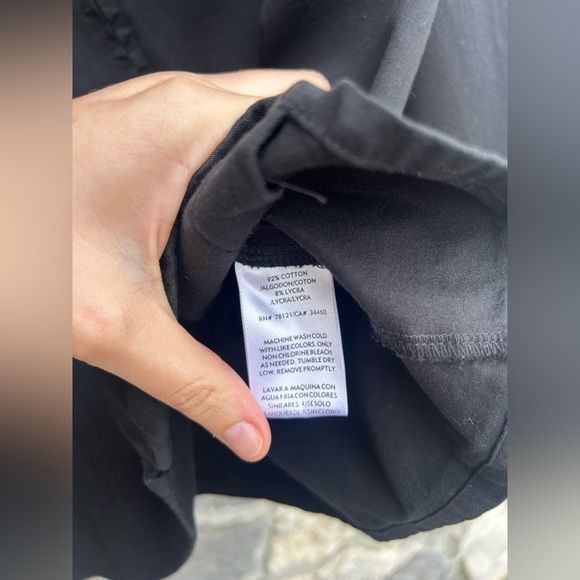 Eileen Fisher Black Jacket Sz L Lightweight Jacket Pockets Full Zip Quiet Luxury - Picture 5 of 8